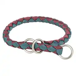 Zooplus Trixie Cavo Pull-Stop Kraag, sangria/petrol Maat: XS-S:25-31cm/Ø12 mm voor honden aanbieding
