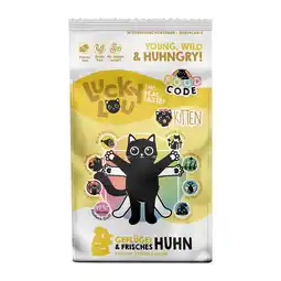 Zooplus 1,7kg Lucky Lou Kitten Gevogelte & Kip droogvoer voor katten aanbieding