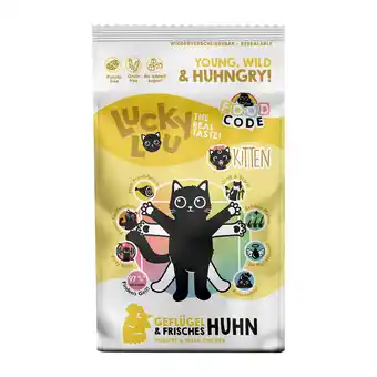 Zooplus 1,7kg Lucky Lou Kitten Gevogelte & Kip droogvoer voor katten aanbieding