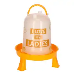 Zooplus Kerbl Pet kunststof drinkbak Ladies voor kippen Ø23x28cm,3l kippen aanbieding