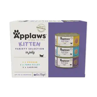 Zooplus 30% korting! Applaws natvoer voor katten 6x70 g aanbieding