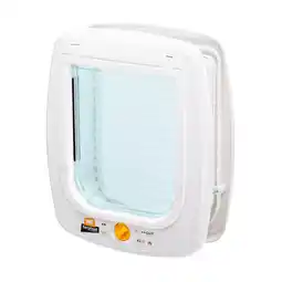Zooplus Ferplast honden- en kattenluik Swing 9 kattenluik wit voor katten en honden aanbieding