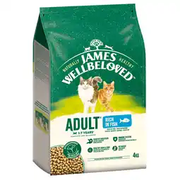 Zooplus James Wellbeloved Adult Cat Hypoallergenic Vis & Rijst - 4 kg aanbieding