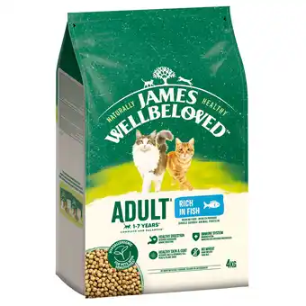 Zooplus James Wellbeloved Adult Cat Hypoallergenic Vis & Rijst - 4 kg aanbieding