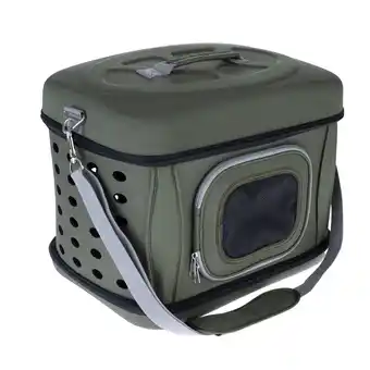 Zooplus Opvouwbare Transporttas - Groen, L 42 x B 32 x H 30 cm aanbieding