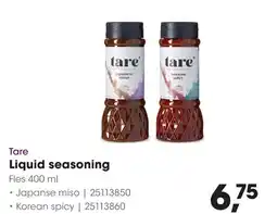 HANOS Tare Liquid seasoning aanbieding