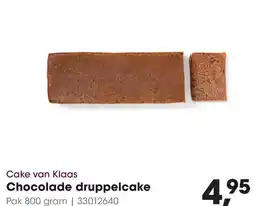 HANOS Chocolade druppelcake aanbieding