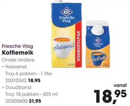 HANOS Friesche Vlag Koffiemelk aanbieding