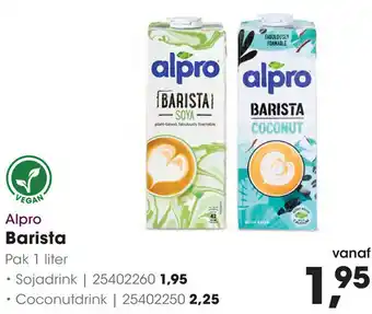 HANOS Alpro Barista aanbieding