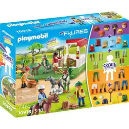 Bol.com PLAYMOBIL My Figures Paardenboerderij - 70978 aanbieding