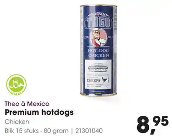 HANOS Theo à Mexico Premium hotdogs Chicken aanbieding