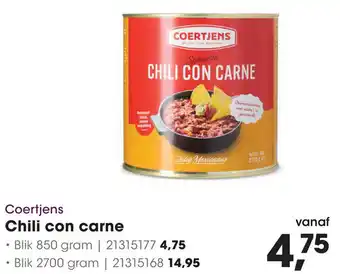 HANOS Chili con carne aanbieding