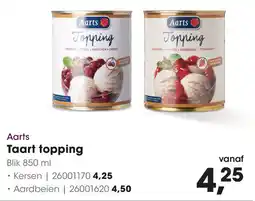 HANOS Taart topping aanbieding