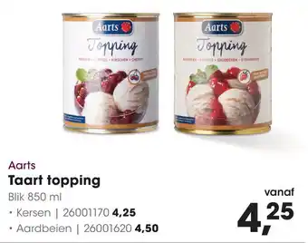 HANOS Taart topping aanbieding