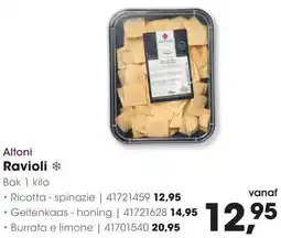HANOS Altoni Ravioli * aanbieding