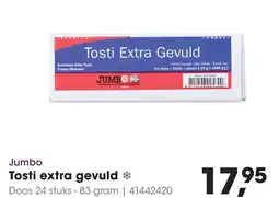 HANOS Jumbo Tosti Extra Gevuld aanbieding