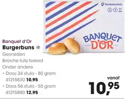 HANOS Banquet d'Or Burgerbuns aanbieding