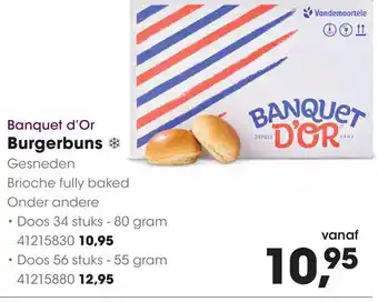 HANOS Banquet d'Or Burgerbuns aanbieding