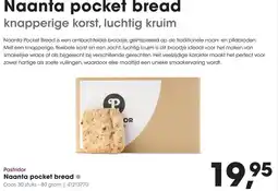 HANOS Pastridor Naanta pocket bread aanbieding