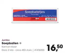 HANOS Jumbo Soepballetjes aanbieding