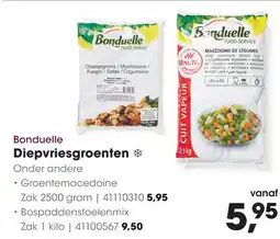 HANOS Bonduelle Diepvriesgroenten aanbieding