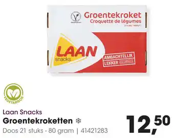 HANOS Laan Snacks Groentekroketten aanbieding
