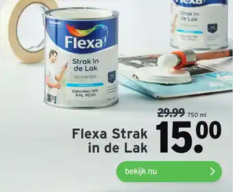 GAMMA Flexa Strak in de Lak 750ml aanbieding