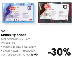 HANOS 3M Schuursponzen aanbieding
