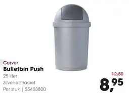 HANOS Curver Bulletbin Push aanbieding
