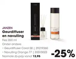 HANOS Janzen Geurdiffuser en navulling aanbieding