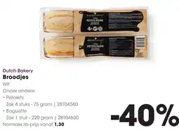 HANOS Dutch Bakery Broodjes aanbieding