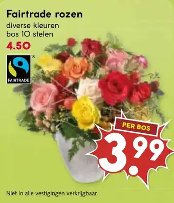 De Boerenschuur Fairtrade rozen aanbieding