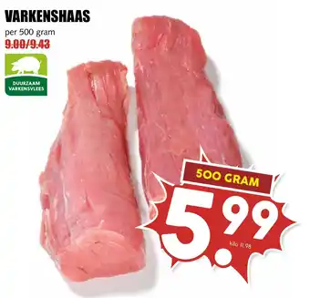 De Boerenschuur Varkenshaas duurzaam varkensvlees aanbieding