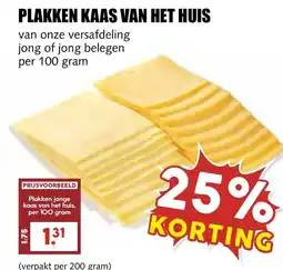 De Boerenschuur Plakken jonge kaas van het huis, aanbieding