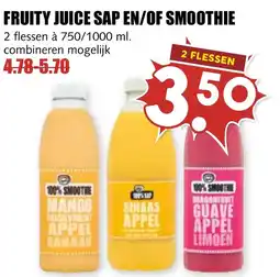 De Boerenschuur Fruity juice sap en of smoothie aanbieding