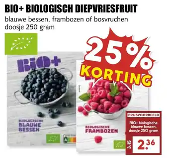 De Boerenschuur Bio+biologisch diepvriesfruit aanbieding