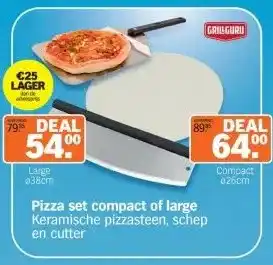 Albert Heijn Pizza set compact of large aanbieding
