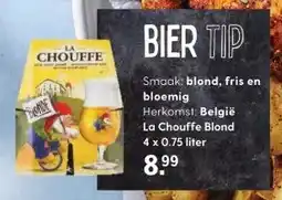 Albert Heijn La Chouffe Blond 4 x 0.75 liter aanbieding