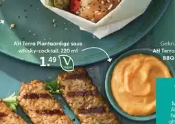 Albert Heijn AH Terra Plantaardige saus whisky-cocktail, 220 ml aanbieding