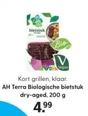 Albert Heijn AH Terra Biologische bietstuk dry-aged, 200 g aanbieding