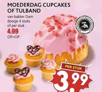 De Boerenschuur Moederdag cupcakes of tulband aanbieding