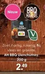 Albert Heijn AH BBQ Uienchutney. 200 g aanbieding