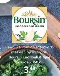 Albert Heijn Boursin Knoflook & fijne kruiden, 150 g aanbieding