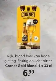 Albert Heijn Cornet Gold Blond, 4 x 33 cl aanbieding