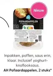 Albert Heijn AH Pofaardappelen, 2 stuks* aanbieding