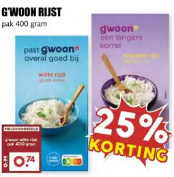 De Boerenschuur G'woon rijst aanbieding