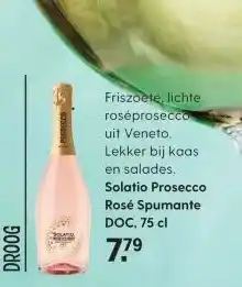 Albert Heijn Solatio Prosecco Rosé Spumante DOC, 75 cl aanbieding