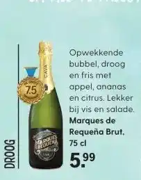 Albert Heijn Marques de Requeña Brut, 75 cl aanbieding