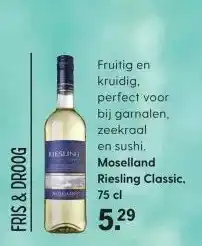 Albert Heijn Moselland Riesling Classic, 75 cl aanbieding