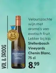 Albert Heijn Stellenbosch Vineyards  Chenin Blanc, 75 cl aanbieding